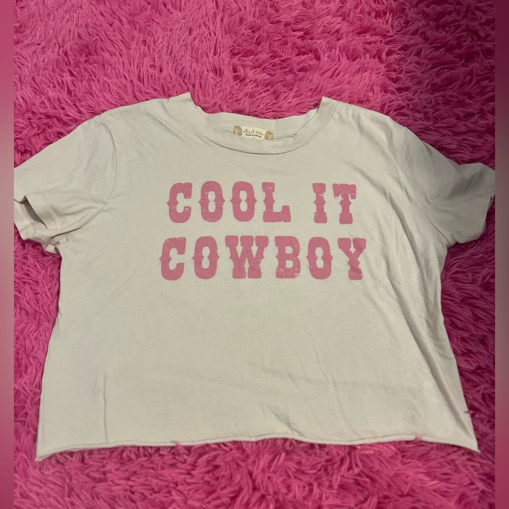 Alter’d State “Cool it Cowboy” Crop top